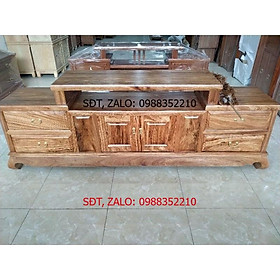 Kệ tivi Gỗ Hương Xám