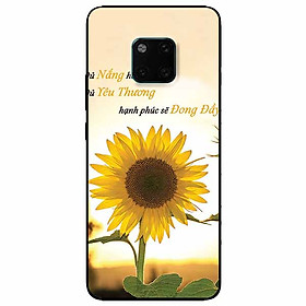 Ốp lưng dành cho Huawei Mate 20 Pro mẫu Đủ Nắng Hoa Sẽ Nở