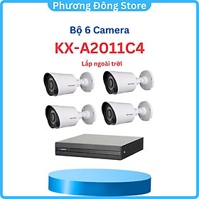 Trọn bộ 6 camera KBVISION Full HD 1080p kèm HDD 1TB - Đầy đủ phụ kiện, tùy chọn camera Dom hoặc Thân