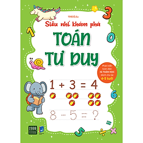 Sách - Siêu nhí - Khám phá Toán tư duy - 2 (4-5 Tuổi) - 1980Books