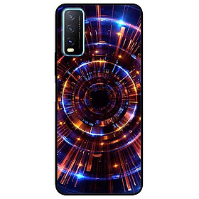 Ốp lưng dành cho Vivo Y20 - Y20s - Y12s mẫu Vòng Tròn Vàng Xanh