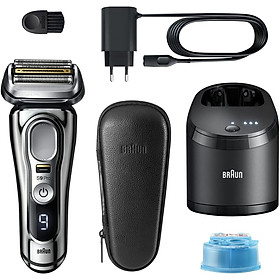 MÁY CẠO RÂU BRAUN SERIES 9 PRO PREMIUM 9486CC MÀU CROM Hàng Chính Hãng