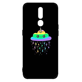 Ốp Lưng in cho Oppo F11 Pro Mẫu Mây Kỳ Lân - Hàng Chính Hãng