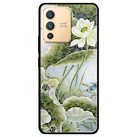 Ốp lưng dành cho Vivo V23 5G / S12 - Vivo Y15s / Y15A - Sen Trắng Chú Chim
