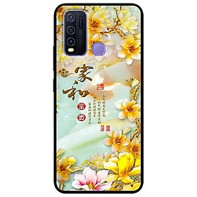 Ốp lưng dành cho Vivo Y30 - Y30i - Y50 mẫu Chữ Hoa Vàng