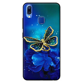 Ốp lưng in cho Vivo Y91 mẫu Bướm Xanh - Hàng chính hãng