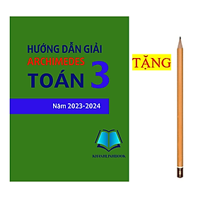 Sách - Hướng dẫn giải archimedes toán 3