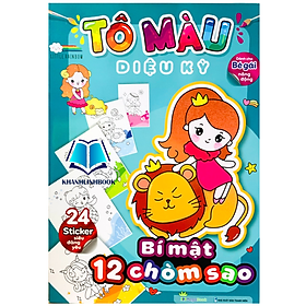 Sách - Tô màu diệu kỳ - bí mật 12 chòm sao (MG)