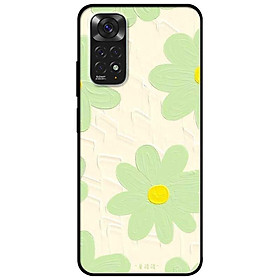 Ốp lưng dành cho Xiaomi Redmi Note 11 4G mẫu Hoa Xanh Nhuỵ Vàng