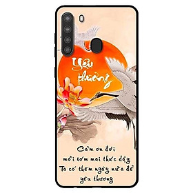 Ốp lưng dành cho Samsung Galaxy A21 mẫu Yêu Thương