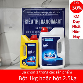 Bột rửa bát Finish 4.5 kg,  bột finish powder 2.5 kg cho máy rửa chén bát, bột rửa bát finish 2.2kg nhập khẩu chính hãng