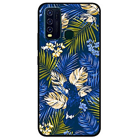 Ốp lưng dành cho Vivo Y30 mẫu Họa Tiết Hoa Xanh Dương