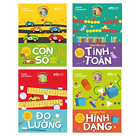 Bộ Siêu Sao Toán Học :Chuyên Gia Tính Toán +Những Con Số +Đo Lường + Khám Phá (4 cuốn )  - Bản Quyền