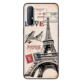 Ốp lưng dành cho Oppo Reno 3 Pro mẫu Tem Paris