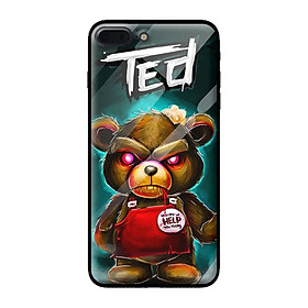Ốp kính cho Iphone 7 Plus mẫu TED 1 - Hàng chính hãng