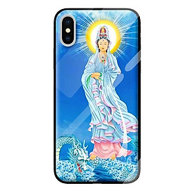 Ốp kính cường lực cho iPhone XS phật 1 - Hàng chính hãng