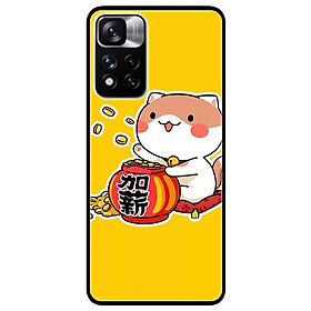 Ốp lưng dành cho Xiaomi Redmi Note 11 Pro 5G ( Bản Nội Địa ) mẫu Mèo vung Tiền