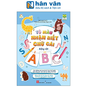 Tô Màu Nhận Biết Chữ Cái - Động Vật