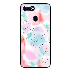 Ốp Lưng in cho Oppo A5s Mẫu Họa Tiết Nước Nền Hồng - Hàng Chính Hãng