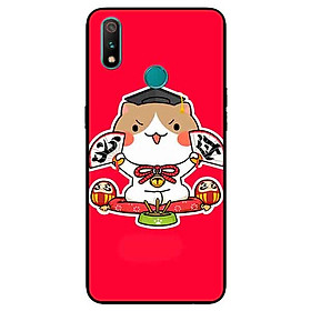 Ốp Lưng in cho Realme 3 Pro Mẫu Mèo May Mắn 7 - Hàng Chính Hãng