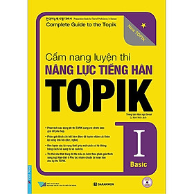 Sách - Cẩm Nang Luyện Thi Năng Lực Tiếng Hàn TOPIK I Basic