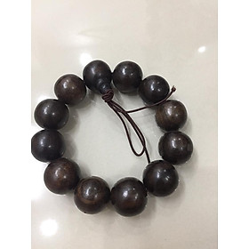 Vòng đeo tay gỗ mun, 20ly, thích hợp cho nam, giúp gia chủ hút tài lộc