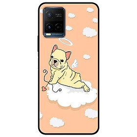 Ốp lưng dành cho Vivo Y21 - Vivo Y21s mẫu Pulldog Bắn Tên Đứng