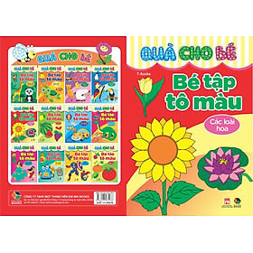 Quà cho bé : Bé tập tô màu : Các loài hoa