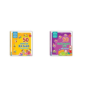 Sách - 50 Thói Quen Tốt Cần Dạy Trẻ + 50 Phép Tắc Xã Giao Cần Dạy Trẻ - Combo 2 Cuốn - Minh Thắng