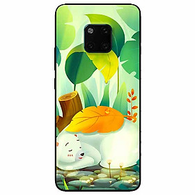 Ốp lưng dành cho Huawei Mate 20 Pro mẫu Gấu Ngủ Đông