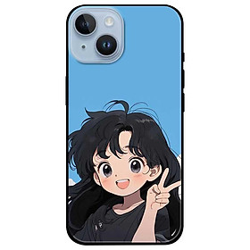 Ốp lưng dành cho Iphone 14 - 14 Plus - 14 Pro - 14 Pro Max - Ảnh Đôi Say Hi - Hàng Chính Hãng