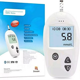 MÁY ĐO KIỂM TRA ĐƯỜNG HUYẾT TIỂU ĐƯỜNG LẤY KẾT QUẢ NHANH TEST NHANH HÀNG CHUẨN