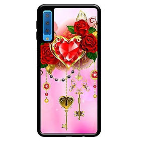 Ốp lưng cho Samsung Galaxy A7 2018 Ruby Key 1 - Hàng chính hãng