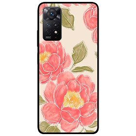 Ốp lưng dành cho Xiaomi Redmi Note 11 Pro 5G mẫu Hoa Hồng Nền Vàng Nhạt
