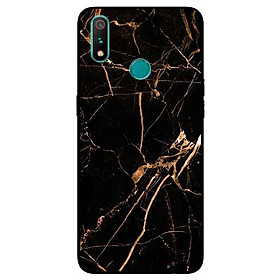 Ốp Lưng in cho Realme 3 Mẫu NỀN ĐÁ HOA 2 - Hàng Chính Hãng