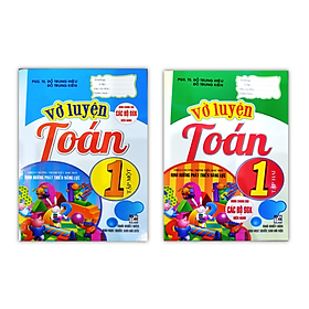 Sách - Combo Vở Luyện Toán 1 - Theo Chương Trình Tiểu Học Mới Định Hướng Phát Triển Năng Lực (2 tập)