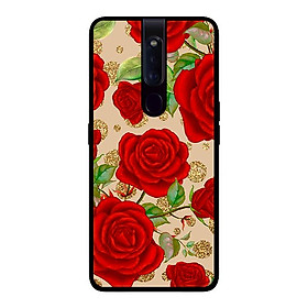 Ốp lưng cho Oppo F11 Pro NỀN HOA HỒNG 3- Hàng chính hãng