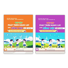 Sách - Combo Bài tập phát triển năng lực môn Tiếng Việt lớp 3 - Tập 1 + 2 ( theo Chương trình GDPT 2018) Cánh Diều