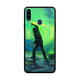 Ốp Lưng Dành Cho Samsung Galaxy A20s mẫu Chàng Vẽ Bầu Trời - Hàng Chính Hãng