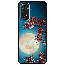 Ốp lưng dành cho Xiaomi Redmi Note 11 4G mẫu Trăng Hoa Đỏ
