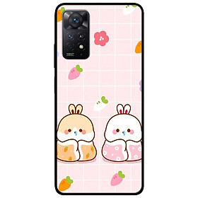 Ốp lưng dành cho Xiaomi Redmi Note 11 Pro 5G mẫu Bánh Bao Cà Rốt