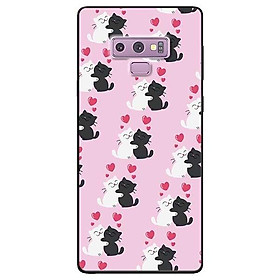 Ốp lưng dành cho Samsung Note 8 - Note 9 - Note 10 - Note 10 Plus mẫu Mèo Yêu Nhau