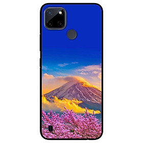 Ốp lưng dành cho Realme C21Y - Realme C25Y mẫu Núi Mây Và Hoa