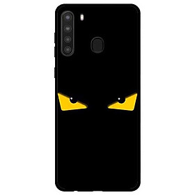 Ốp lưng dành cho Samsung Galaxy A21 mẫu Mắt Vàng Nền Đen