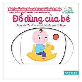 Chuyển Động Thông Minh Đa Ngữ Việt - Anh - Pháp (Giúp Trẻ Nhận Biết Thế Giới Xung Quanh Thật Trực Quan Và Sinh Động)