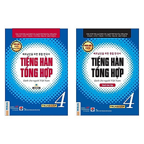 Sách - Combo Tiếng Hàn Tổng Hợp Dành Cho Người Việt Nam Trung Cấp 4 - Phiên Bản Mới 2020