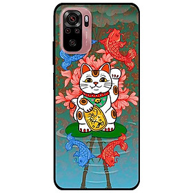 Ốp lưng dành cho Xiaomi Mi Note 10 mẫu Mèo Và Cá Chép