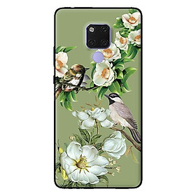 Ốp lưng in cho Huawei Mate 20 mẫu Couple Chim - Hàng chính hãng