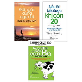Combo 3 Cuốn Sách Làm Thay Đổi Cuộc Đời Bạn: Đời Ngắn Đừng Ngủ Dài (Tái Bản) + Nếu Tôi Biết Được Khi Còn 20 (Tái Bản) + Ngày Xưa Có Một Con Bò... / Tặng Kèm Bookmark Thiết Kế Happy Life