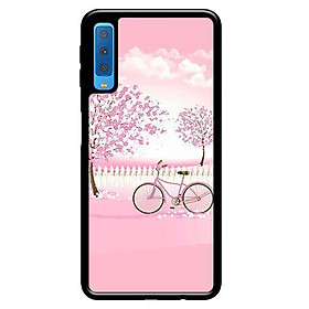 Ốp lưng cho Samsung Galaxy A7 2018 XE ĐẠP VÀ CÂY 1 - Hàng chính hãng